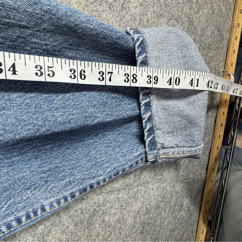 Vintage Levi’s 533 90s Denim Jeans Blue Straight Leg Size 28 Light Wash Relaxed - Picture 6 of 16